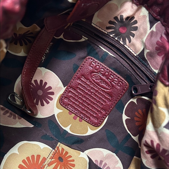 Brighton Leather Elegant Burgundy Shoulder Bag - Picture 6 of 16